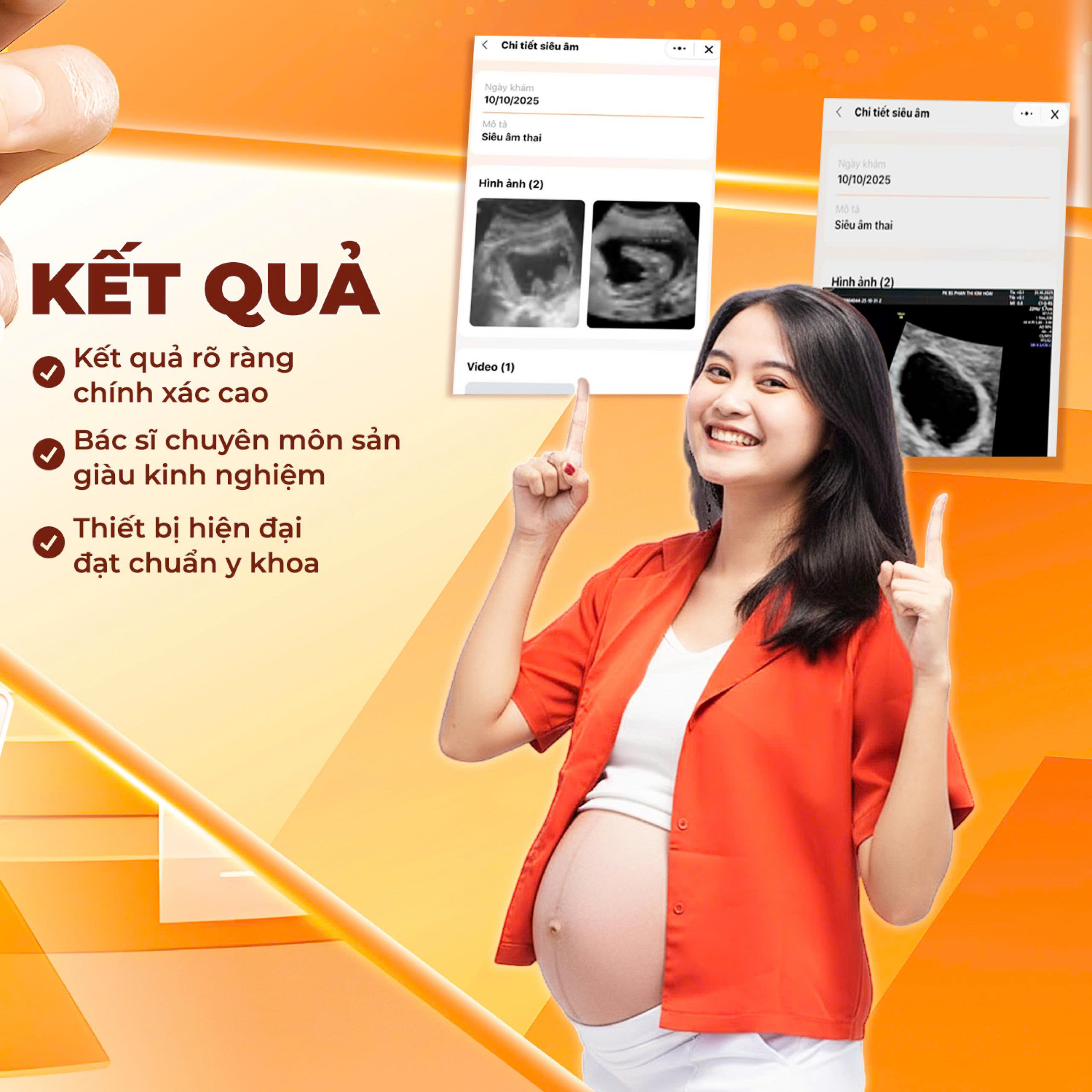 Zalo Mini App - Kết quả siêu âm