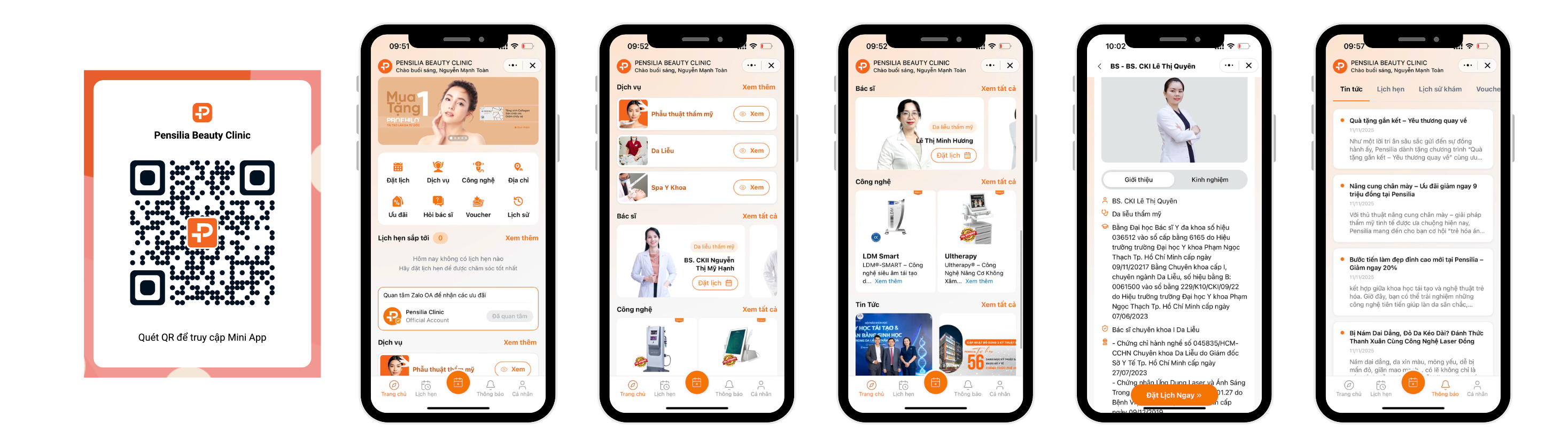 PENSILIA BEAUTY CLINIC - Minh họa giải pháp