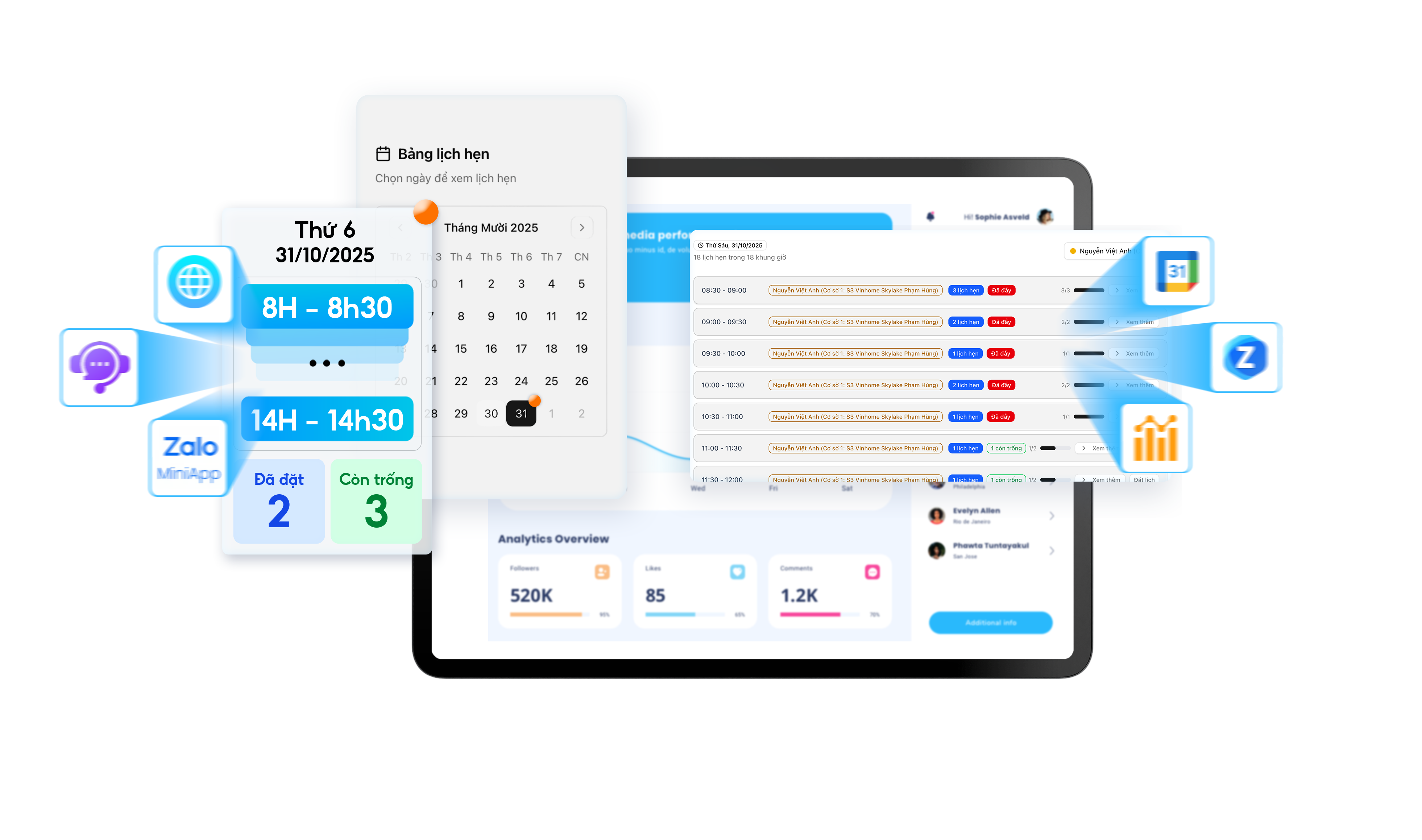 Giải pháp quản lý lịch hẹn thông minh - Chìa khóa nâng cao hiệu quả vận hành cho bệnh viện và phòng khám